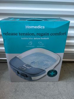 Homedics BubbleBliss Deluxe Foot Bath with Heat