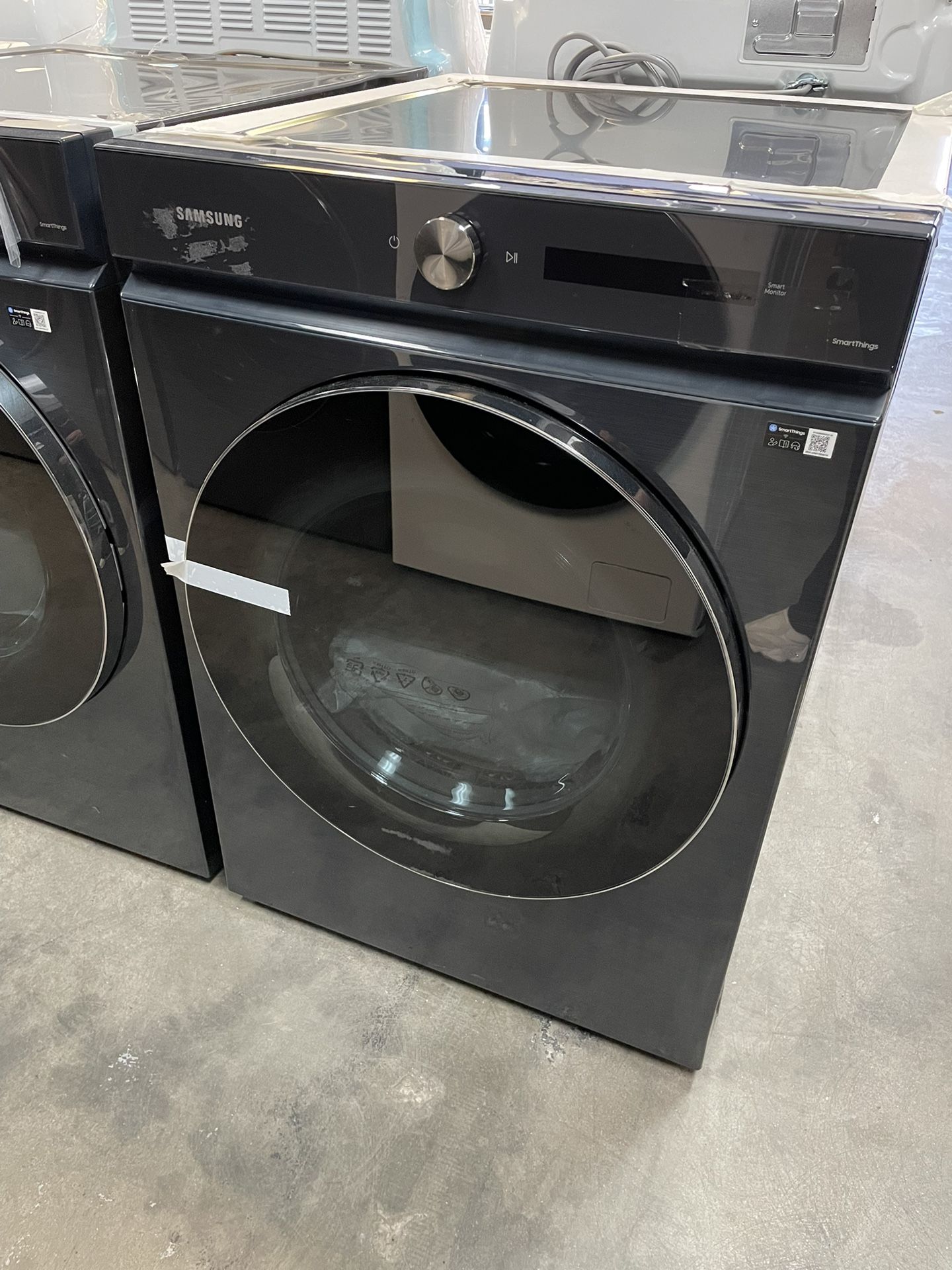 Samsung Bespoke Front Load Gas Dryer In Navy Blue