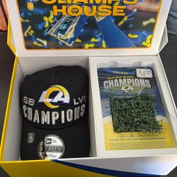 Los Angeles Ram Sofi Turf & Super Bowl Hat Box Set 