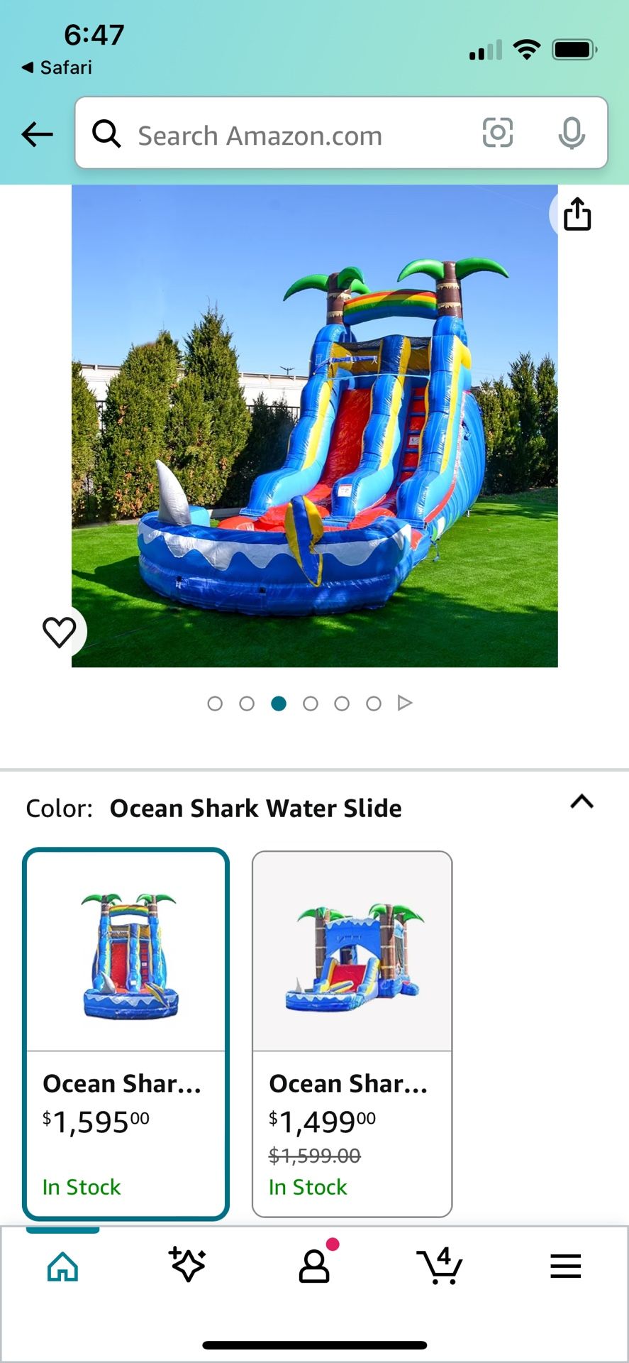 Waterslides Jumping Balloon 