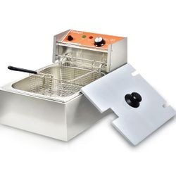 Commercial Deep Fryer with Basket 6-12L 