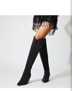 Rhinestone Boots