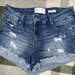 Dark Wash Shorts 
