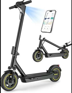 Electric Scooter Adults, 500W Motor Up to 22 MPH, 22 Miles Long Range, 10" Solid Tire