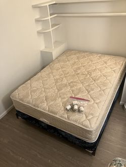 Full Mattress, Boxspring, and Frame