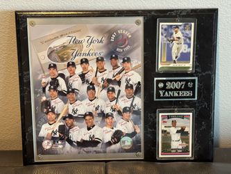 2007 New York Yankees Team Plaque