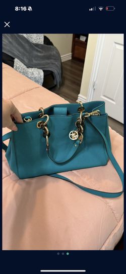 Turquoise Michael Kors Handbag