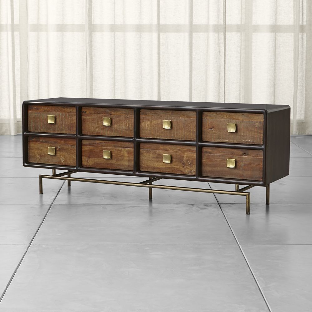 Crate & Barrel Zander 8-Drawer Dresser