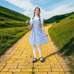 Dorothy Wizard of Oz Halloween Costume, M