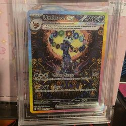 Umbreon EX Pokemon Card Beckett Pristine 10