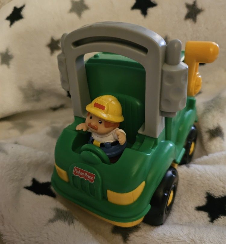 Fisher-Price Garbage Truck With Figure Shown