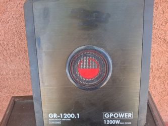 AMPLIFICADOR AMPLIFIER GRAVITY 1200.1 MONO BLOCK GOOD CONDICIÓN ABLO ESPAÑOL