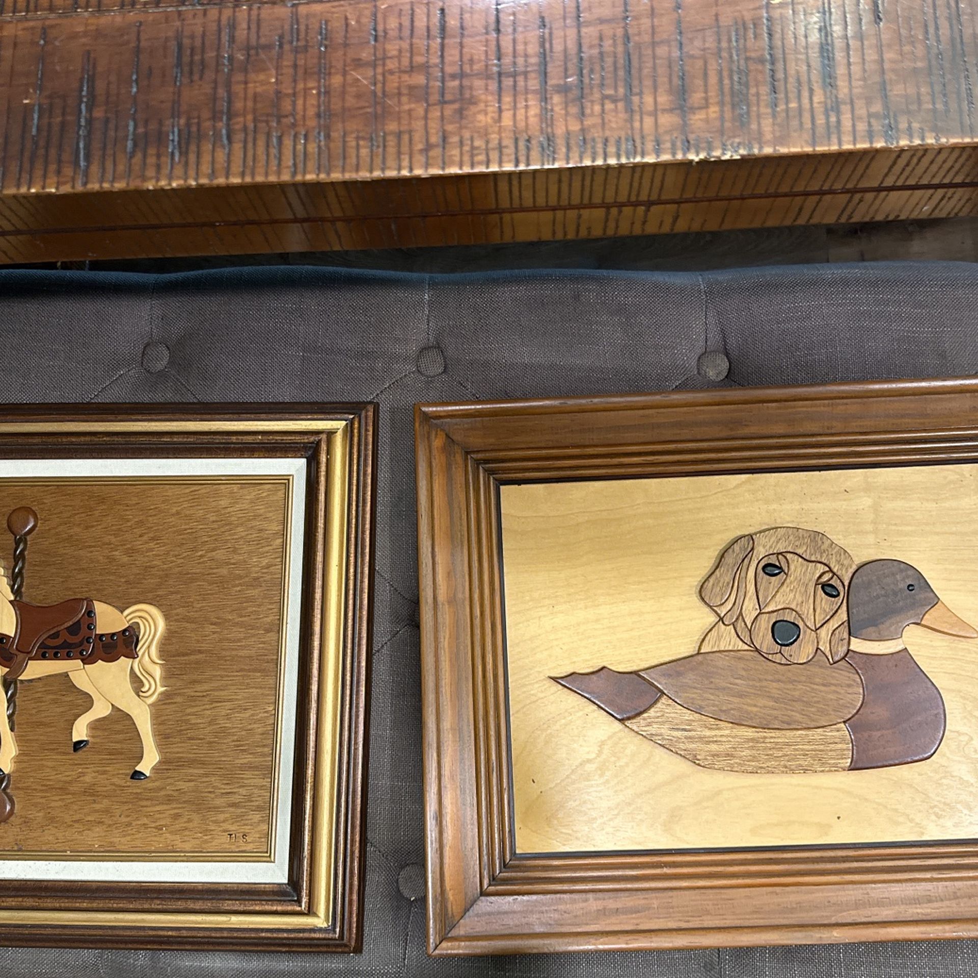 Handcrafted By TLS Vintage Wood Wall hangings