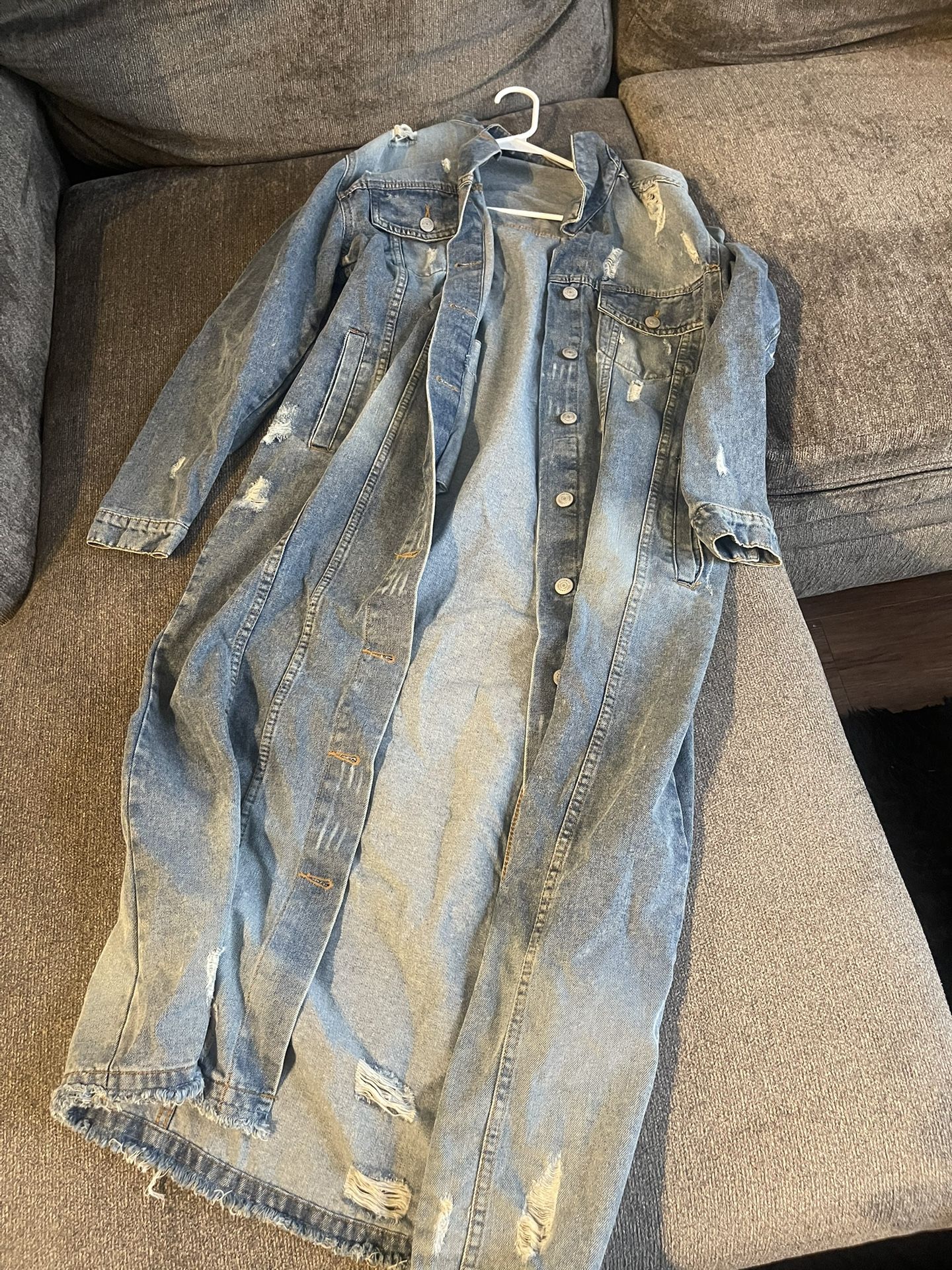 Distressed Denim Vintage Jacket