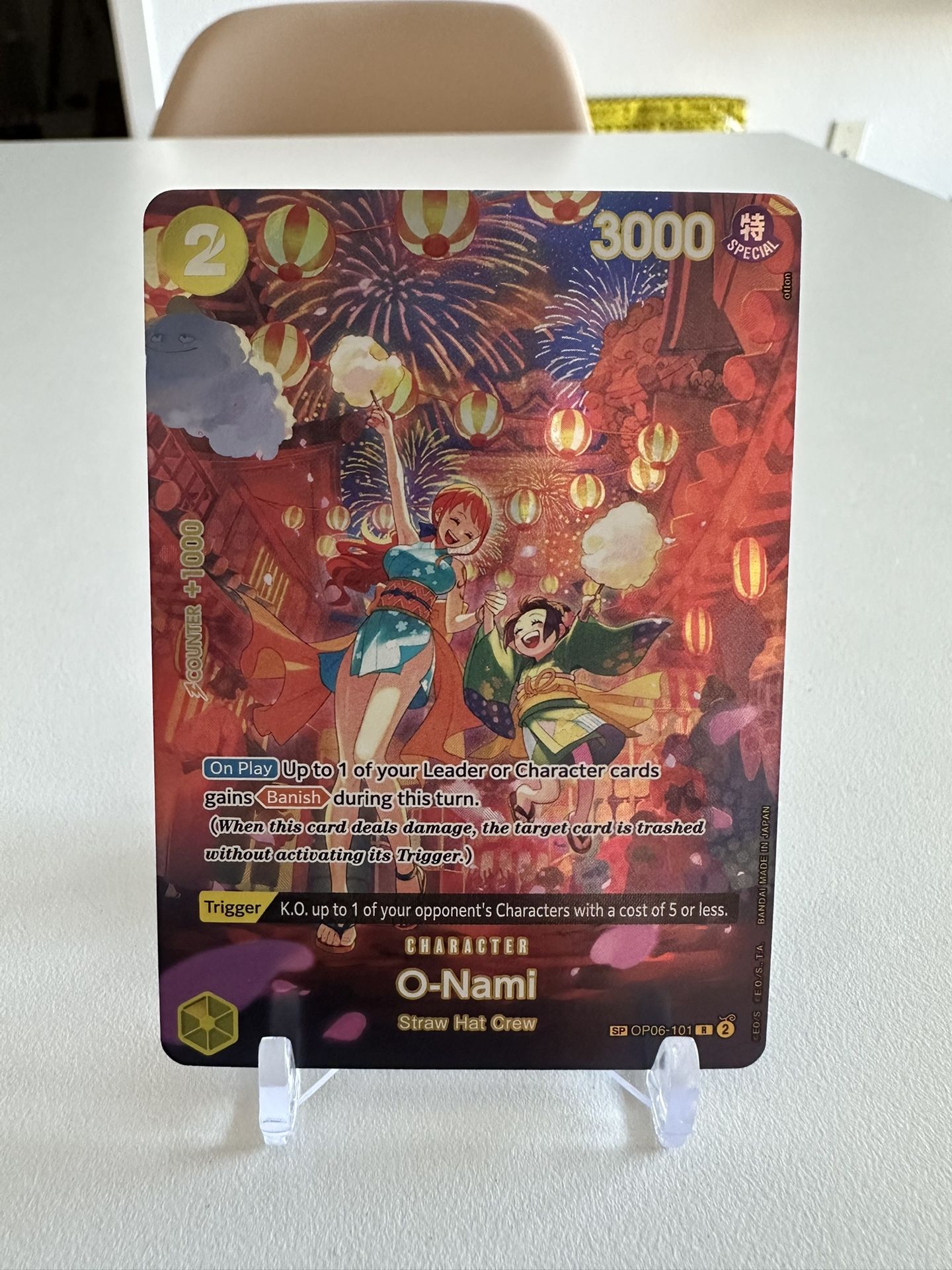 One Piece TCG 500 Years In The Future OP-07 O-Nami SP