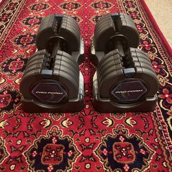 Adjustable Dumbbell’s 50LBs Each