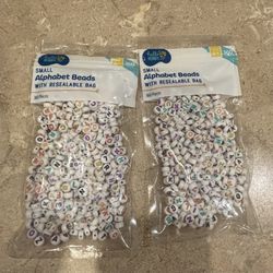 Alphabet Craft Beads - New