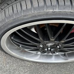 22" Rims Almost New Tires