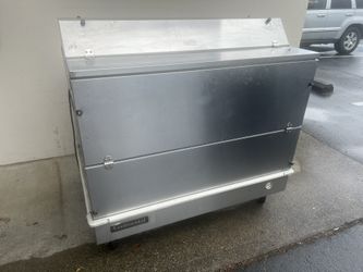 Continental Refrigerator MC4-SS-D 49" Stainless Steel 2 Sided Cold Wall Milk Cooler