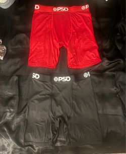 PSD Boxer Briefs 2-Pack Red and Black