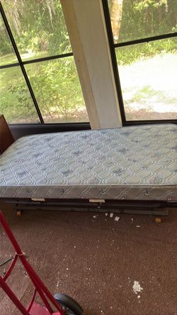 Free Twin mattress, and Hideaway bedframe