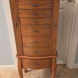 Elegant Wooden Jewelry Armoire/box