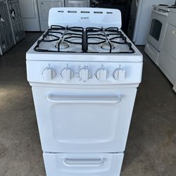 Avanti gas stove 20” (1 month warranty )