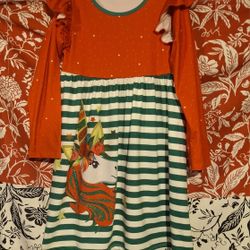 GIRLS 8 CHRISTMAS DRESS