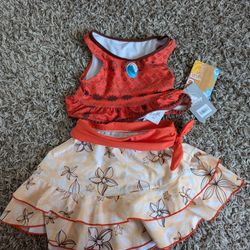 3T Moana Deluxe Swimsuit for Girls