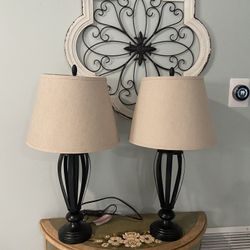 Metal table lamps