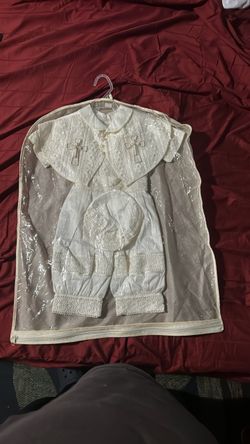 Ropon de Bautizo size 1 for boy