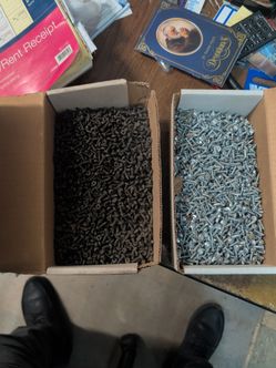 Sheet metal screws and assorted types