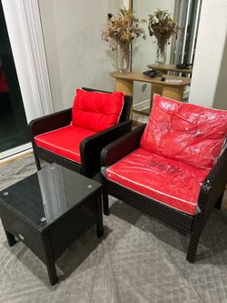 3 Piece Outdoor Patio Furniture Set