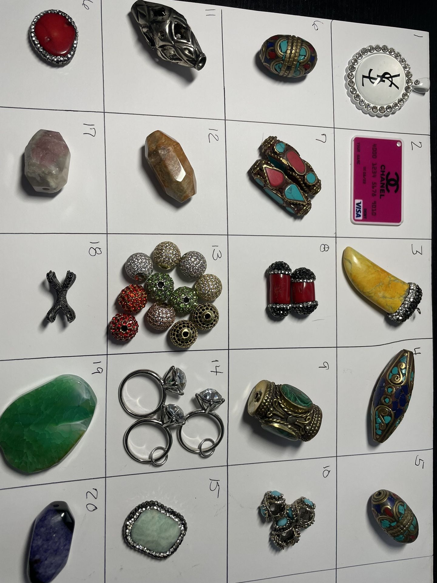 focal stone for bead, bracelet making…i have beads and tools. i’m selling my entire bead supply