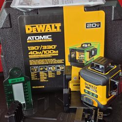 Brand New DEWALT 20V 3-Beam 360-Degree 3-Plane Laser Level (Tool Only)