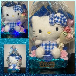 Valentine’s Day Hello Kitty Plush – Handmade Character Gift