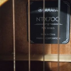 Yamaha NTX700 acoustic-electric guitar.