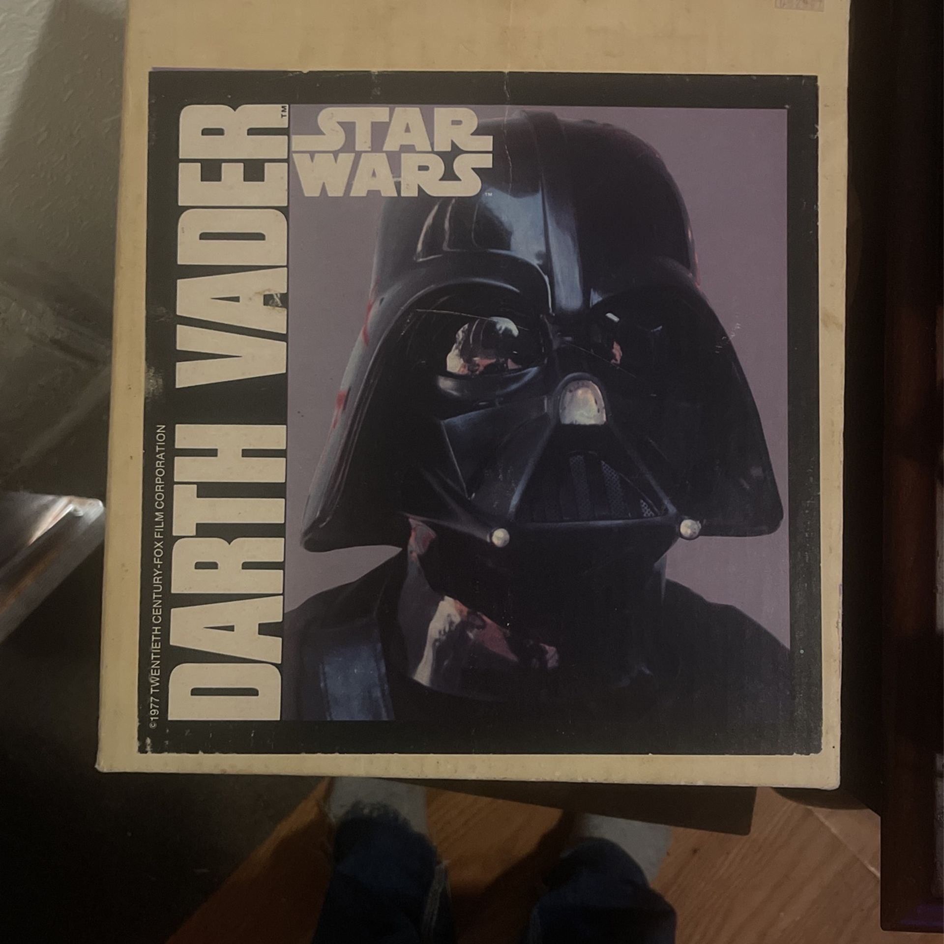 1977 legendary Don Post studios, Star Wars, two-piece Darth Vader mask