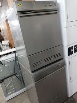 Asko 24" tan stackable front load washer and dryer set - Free delivery