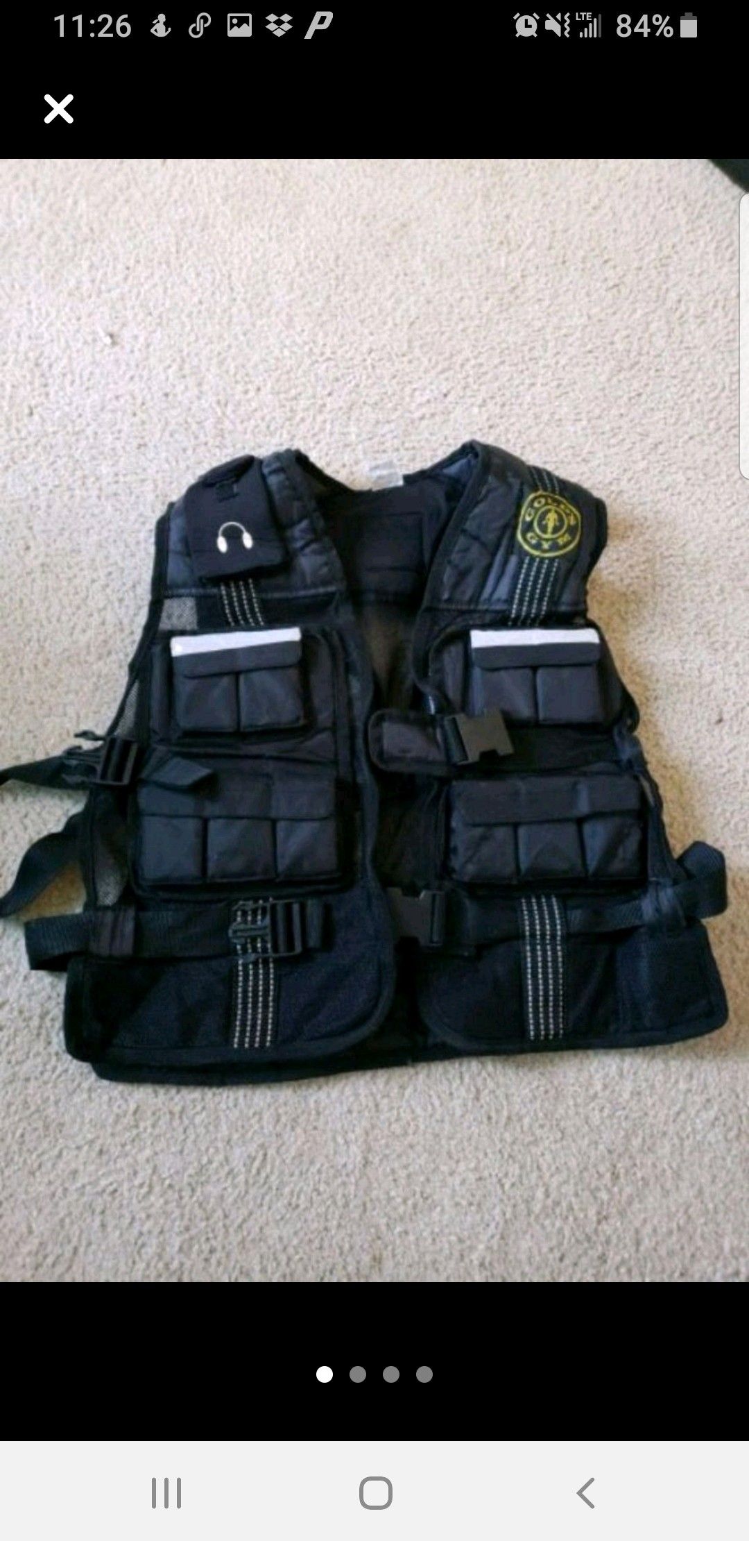 Golds Gym Weighted Vest