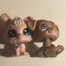 LPS bunny And Dog 