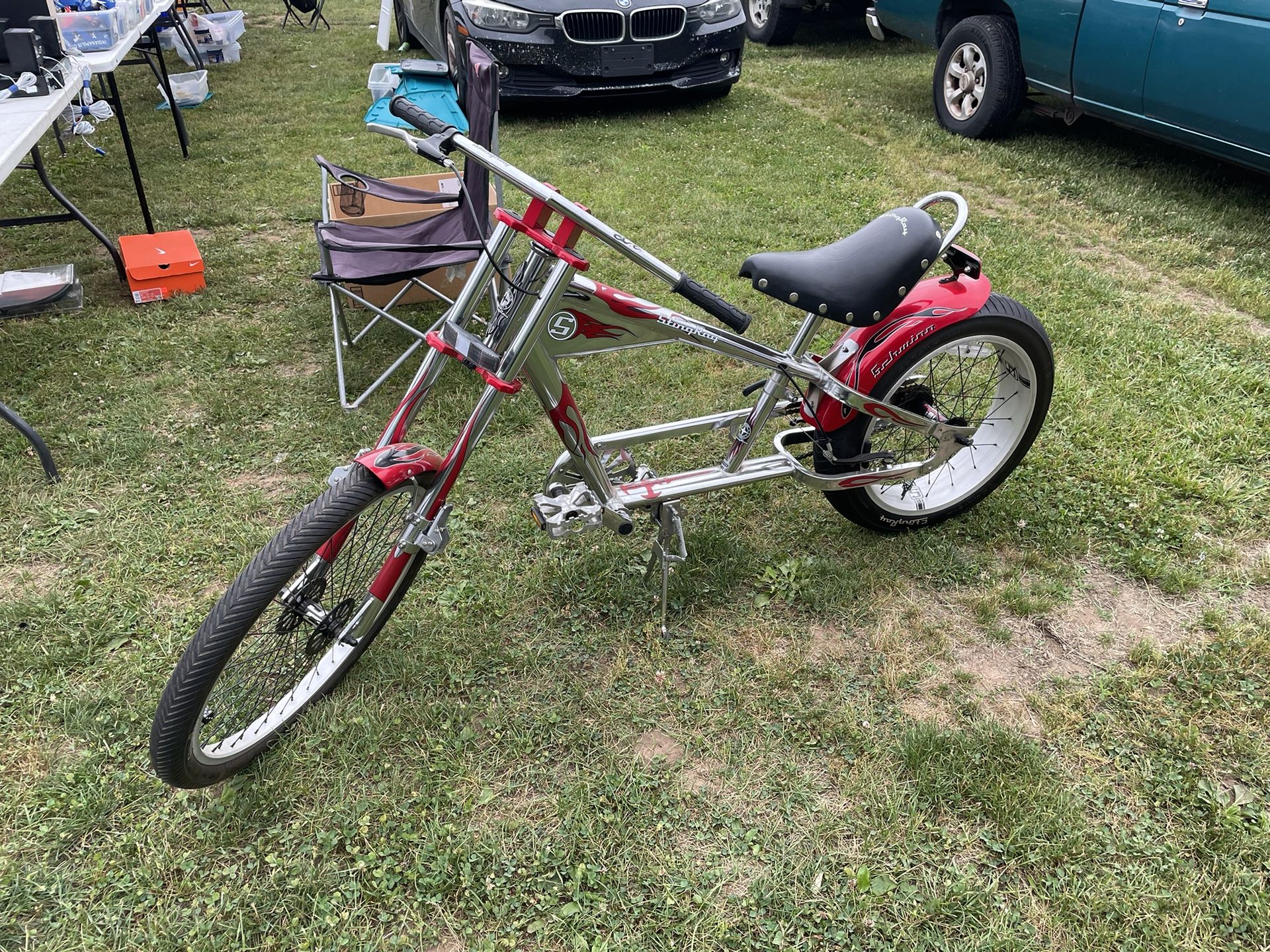 Schwinn Stingray Bike Orange County Chopper Chrome 20”