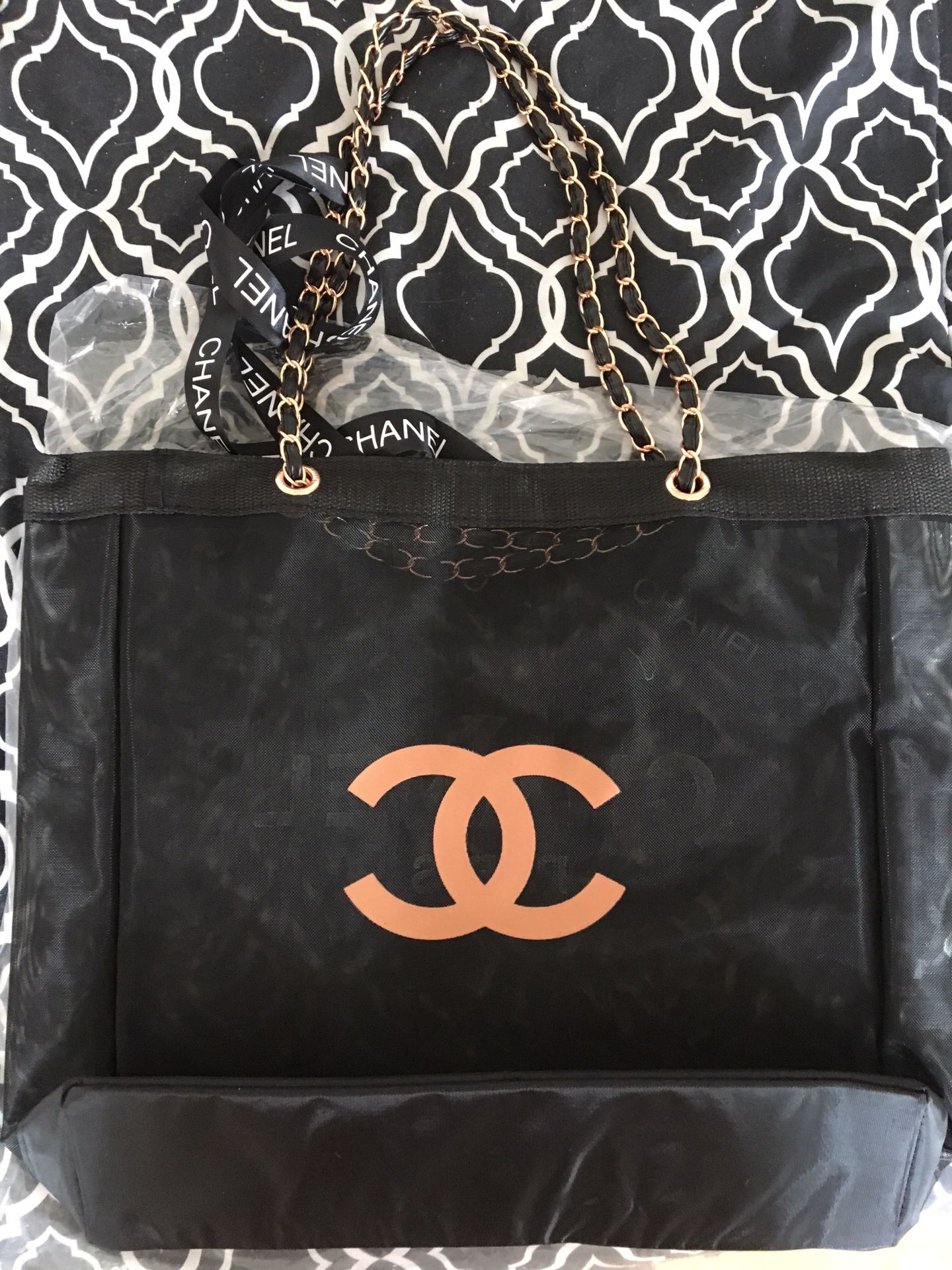 ONLY 2 LEFT* Authentic VIP GIFT Chanel Mesh Tote! for Sale in
