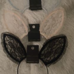 Forever 21 3pcs. Lace Bunny Ear Headband