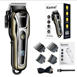 🔥2024 GREAT RECHARGEABLE HAIR CLIPPER PROFESSIONAL MACHINE 🔥