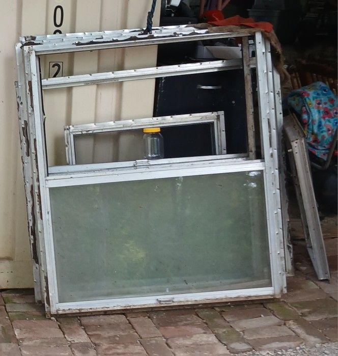 $10 For 4 Used Storm Windows, 2 48x40, 1 40x48, 1 28x32 
