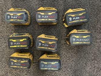 Dewalt 9ah Flexvolt Batteries!$90 Each $90 Cada Una! 