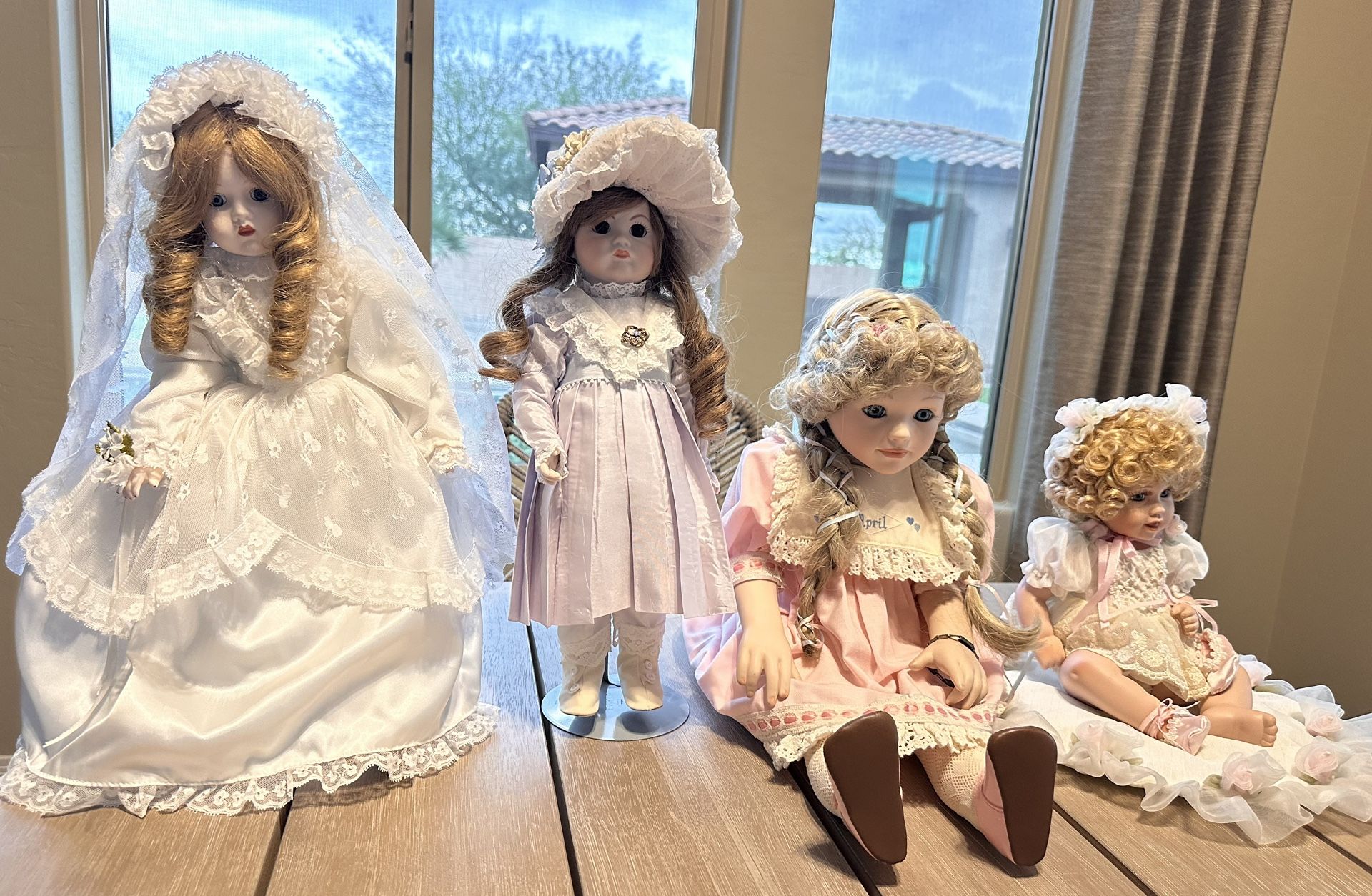 Vintage Porcelain Dolls 