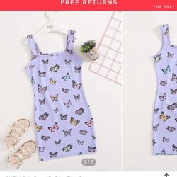 Girls Butterfly Dress Kids