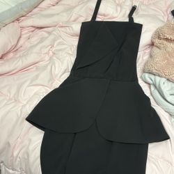 Black cocktail dress